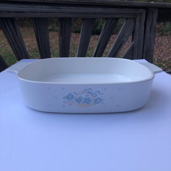 Vintage Corning Ware Symphony 2.5 Liter Casserole Dish Skillet A-10-B Country - Picture 1 of 16
